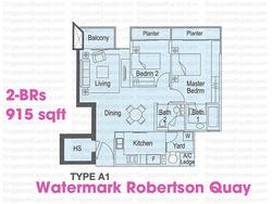 Watermark Robertson Quay (D9), Apartment #151404062